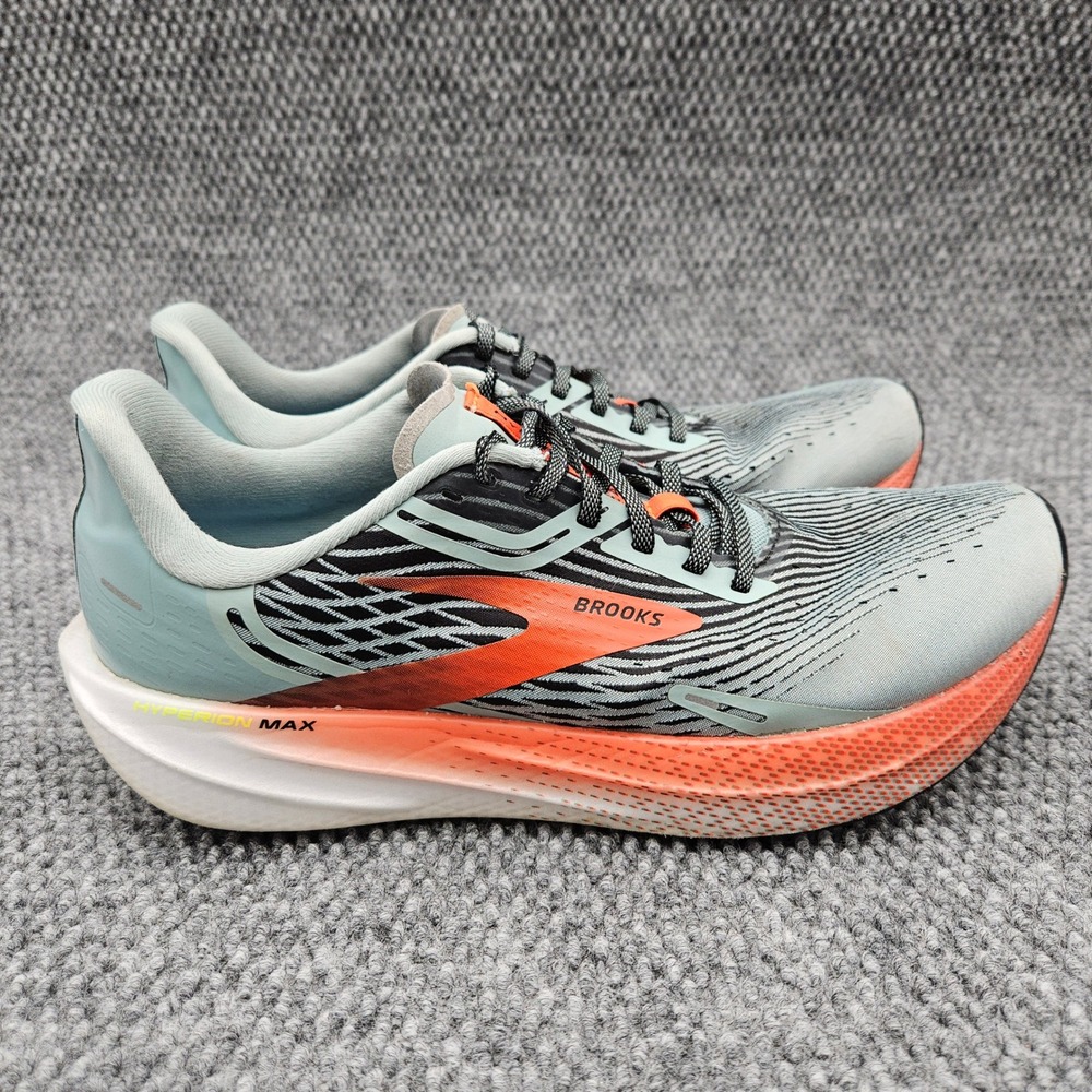 Brooks Women's 12 Seafoam Orange Hyperion Max Running Shoes Athletic Performance - Picture 5 of 10